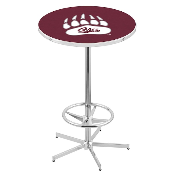 42" Chrome Montana Pub Table